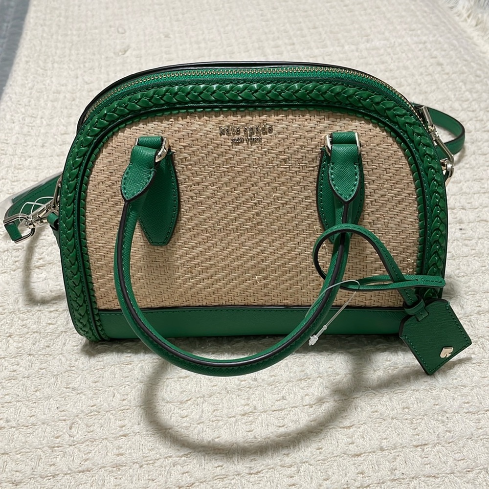 NWT Green 💚 Kate Spade ♠️ Medium Dome Satchel